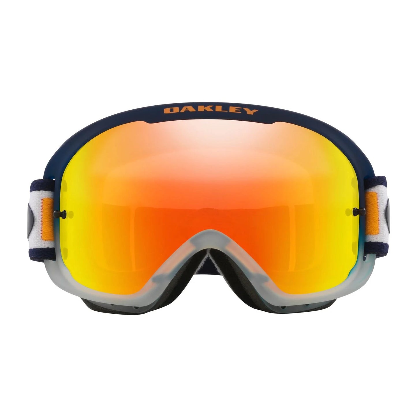 Oakley O frame 2.0 pro mtb goggles- Troy lee designs orange blocks - biket.co.za