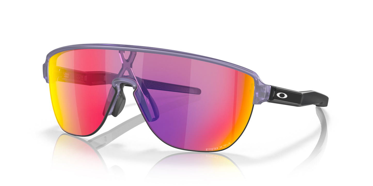Oakley Corridor- Matte Transparent Lilac Prizm Road - biket.co.za