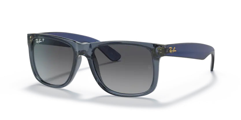Ray-Ban Justin- Transparent Blue- Grey Polarized - biket.co.za