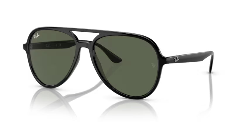 Ray-Ban Polished Black- Dark Green - biket.co.za