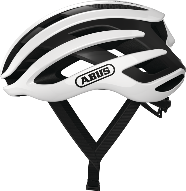 ABUS AirBreaker- Polar White Shiny - biket.co.za