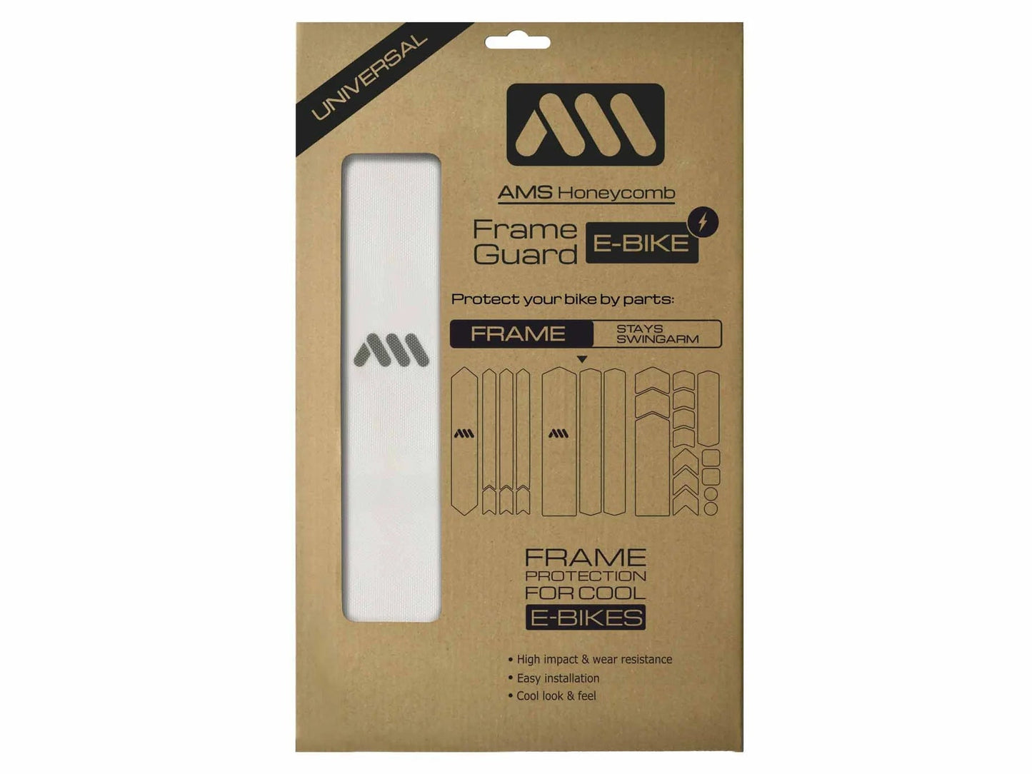 AMS Frame Guard E-Bike- Clear - biket.co.za