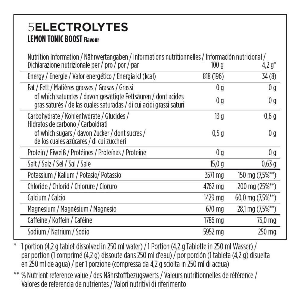 PowerBar 5 Electrolytes Sports Drink- Lemon Tonic (10 Tabs) - biket.co.za