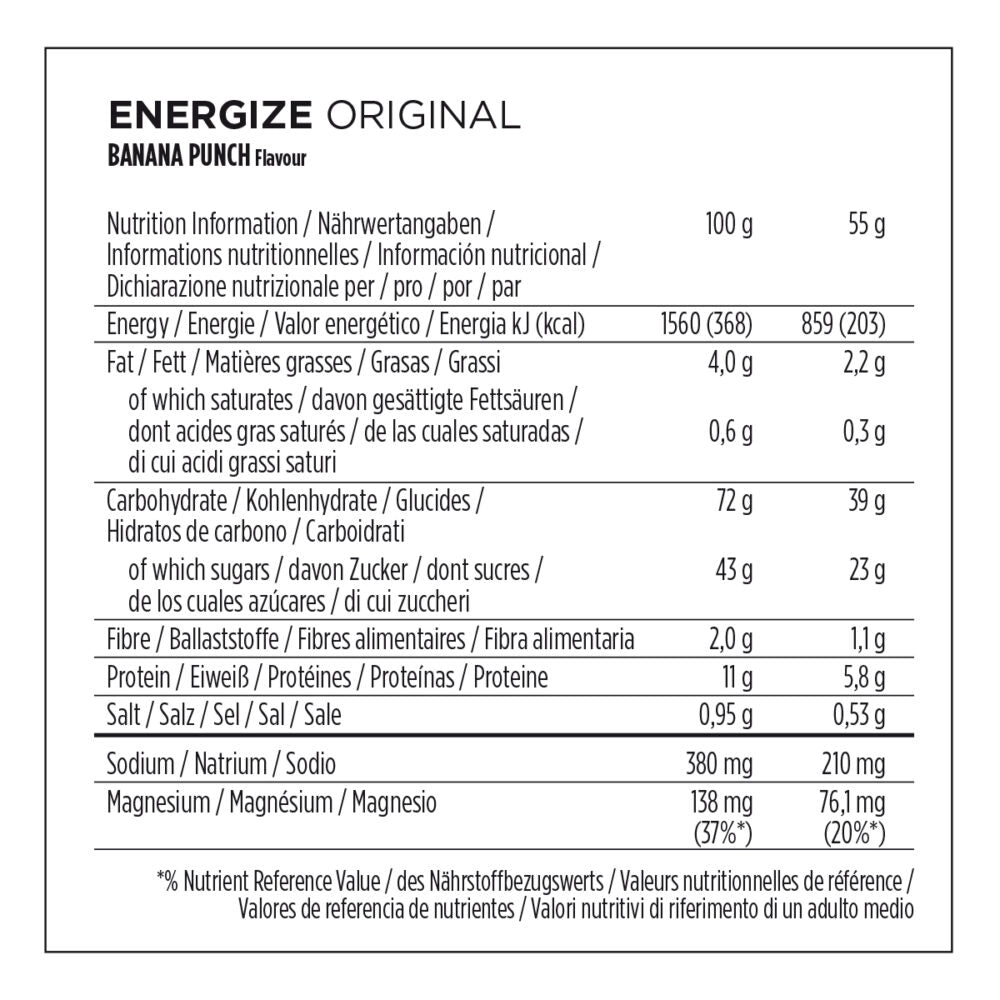 PowerBar Energize Original- Banana Punch - biket.co.za