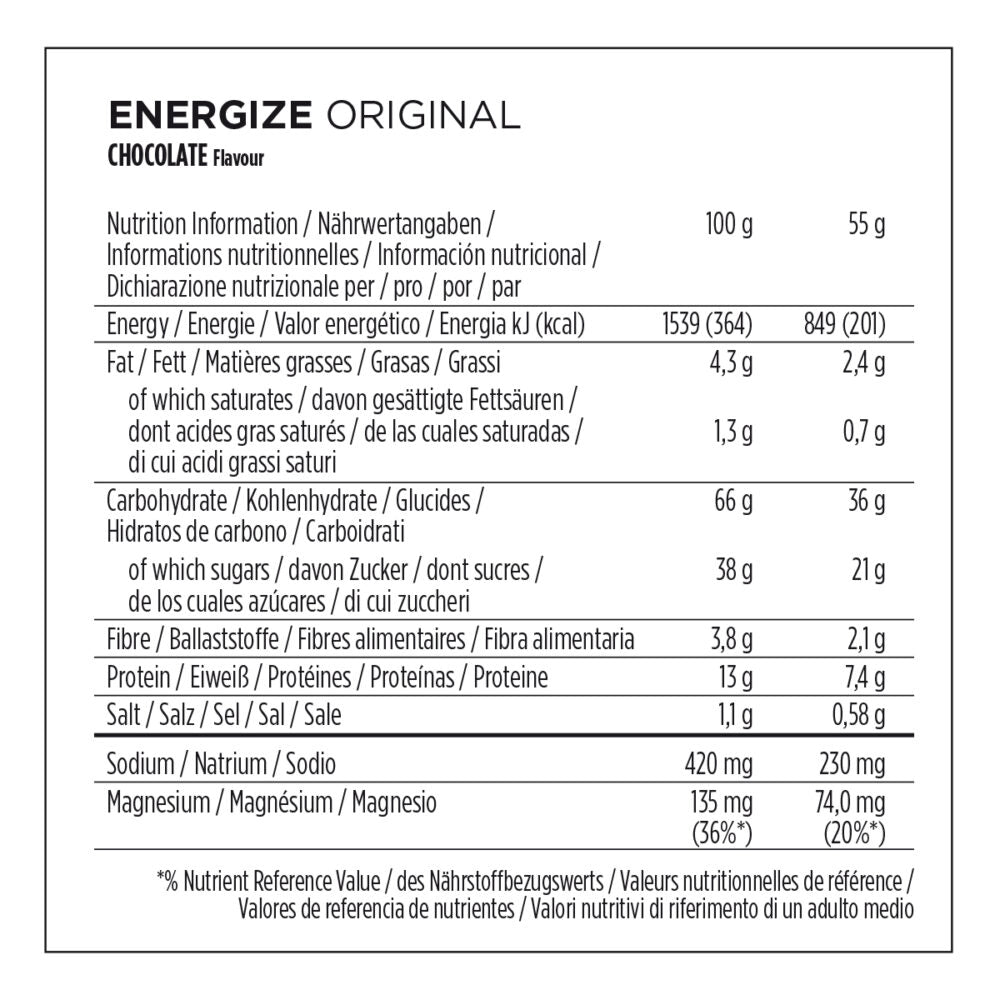 PowerBar Energize Original- Chocolate - biket.co.za