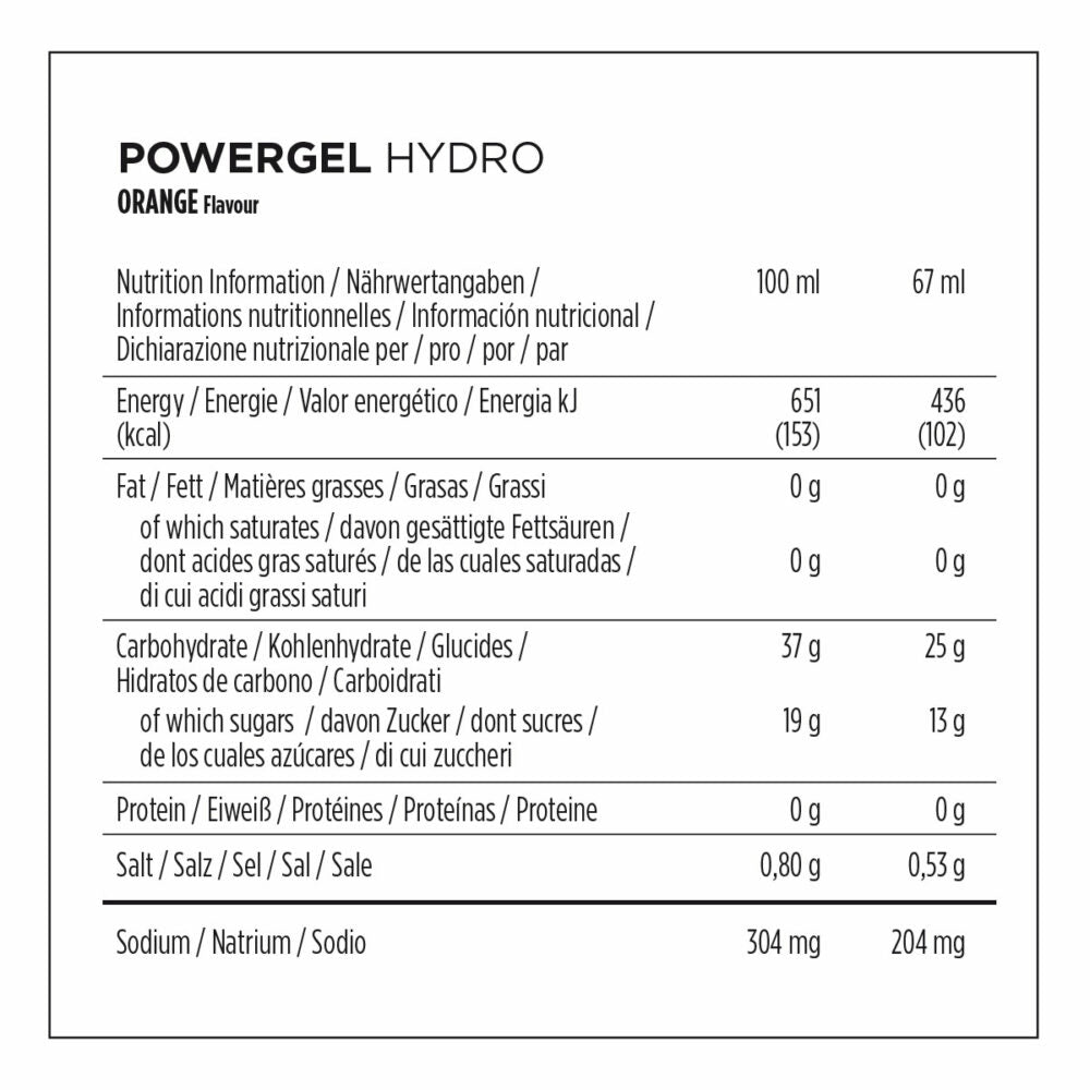 PowerGel Hydro- Orange - biket.co.za