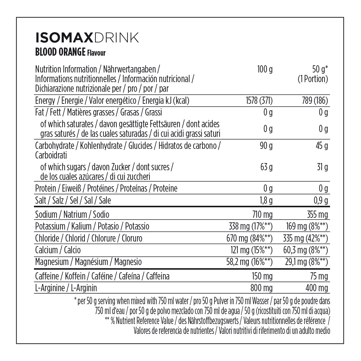 PowerBar IsoMax- Blood Orange 1.2kg - biket.co.za