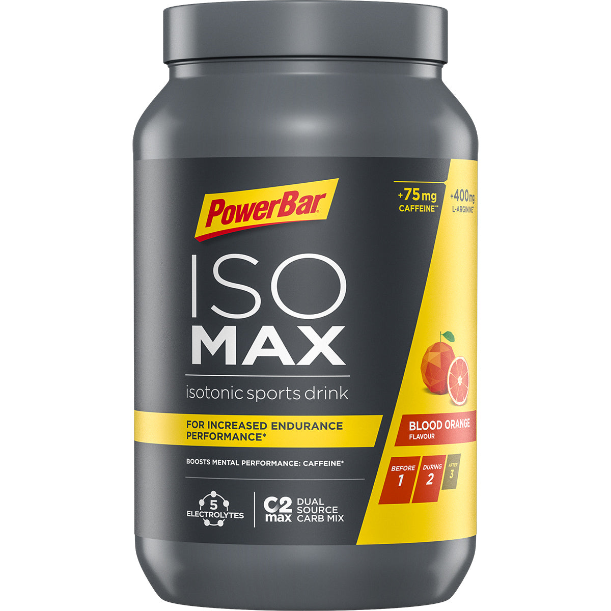 PowerBar IsoMax- Blood Orange 1.2kg - biket.co.za
