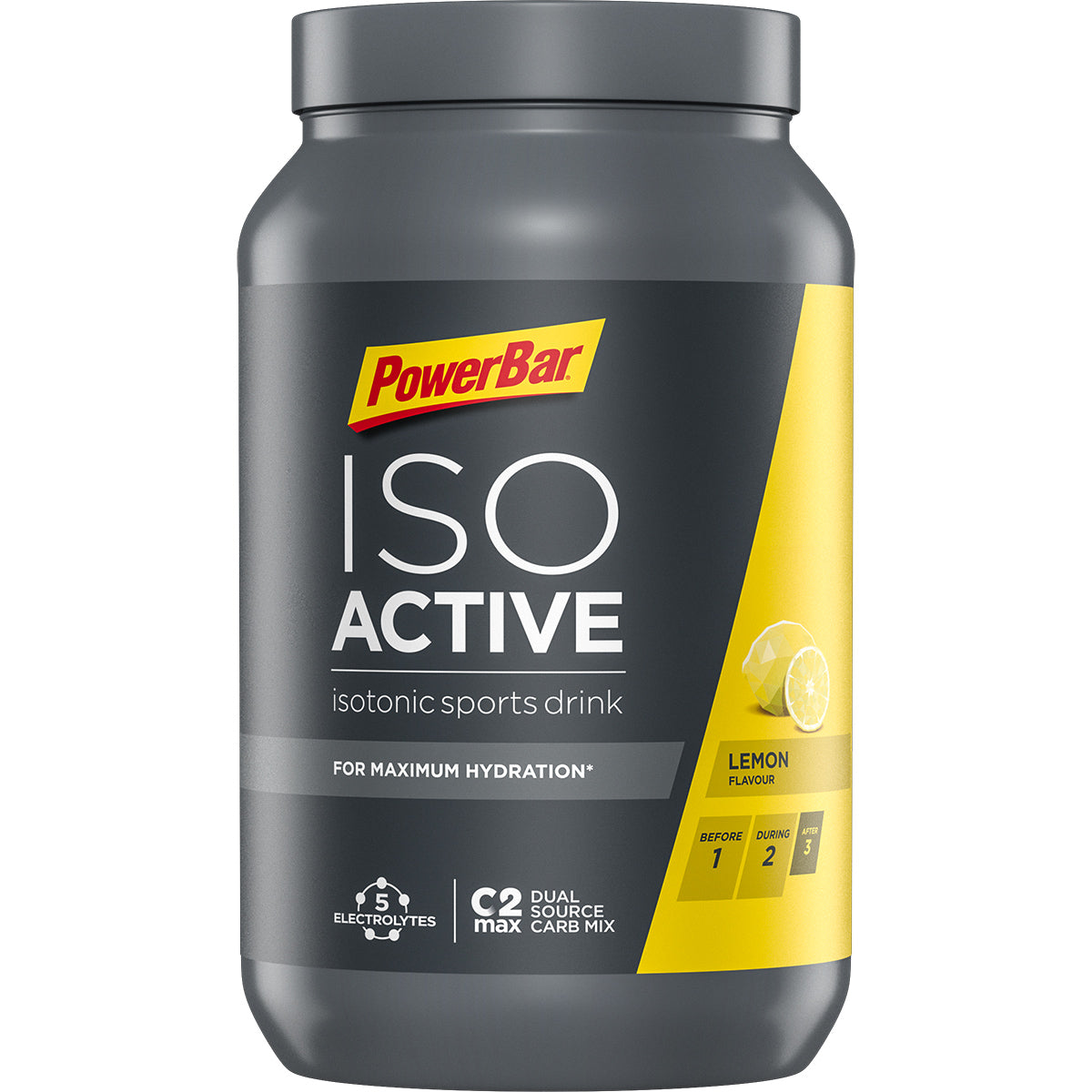 PowerBar IsoActive- Lemon 1.3kg - biket.co.za