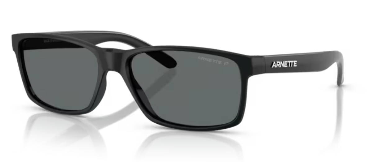 Arnette Slickster- Shiny Black Polarised Dark Grey - biket.co.za