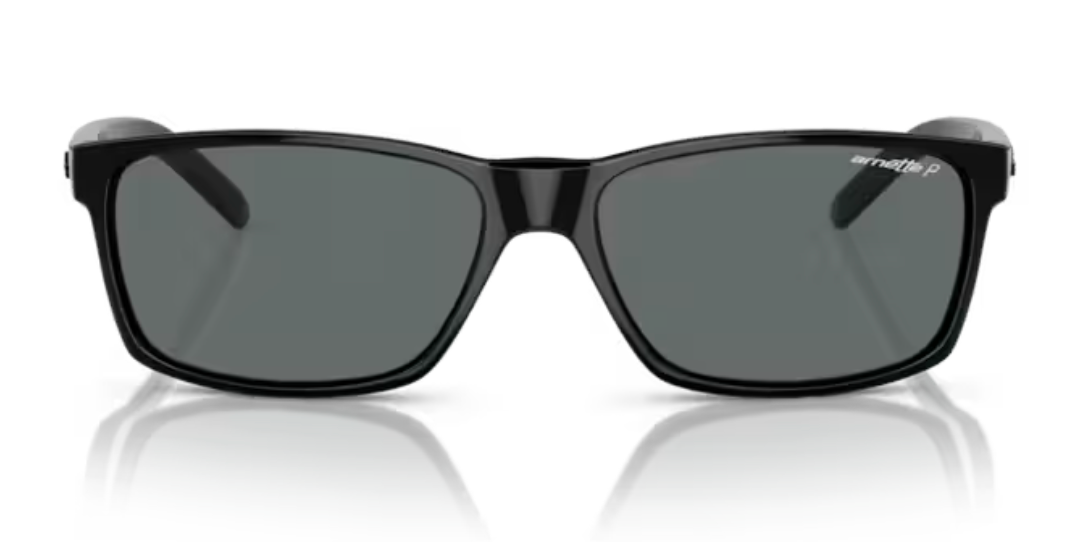 Arnette Slickster- Shiny Black Polarised Dark Grey - biket.co.za