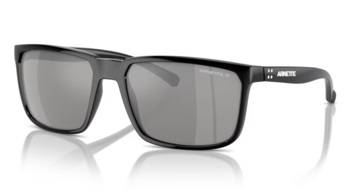 Arnette Stripe- Black Polarized Grey Mirror - biket.co.za