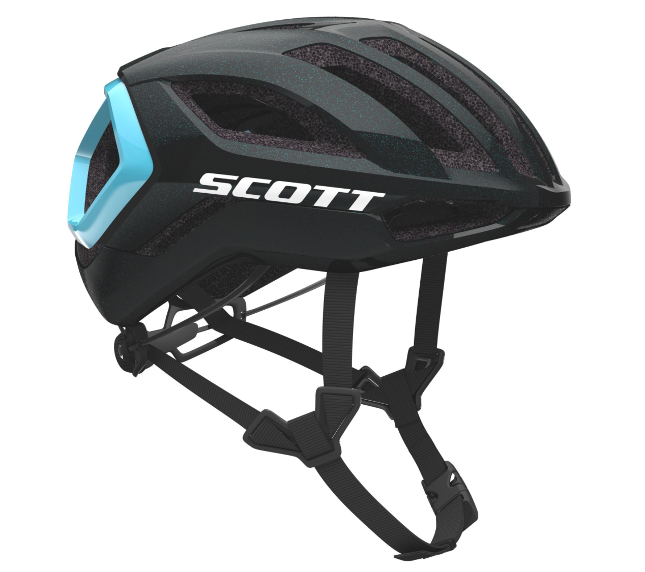 Scott Centric + Helmet- Black/ Light Blue - biket.co.za