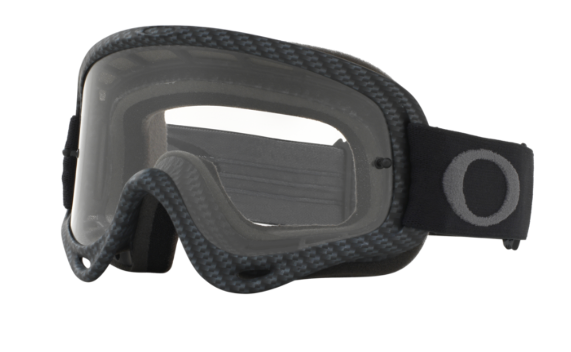Oakley O Frame MX Goggles- Matte Carbon Fiber clear lens - biket.co.za