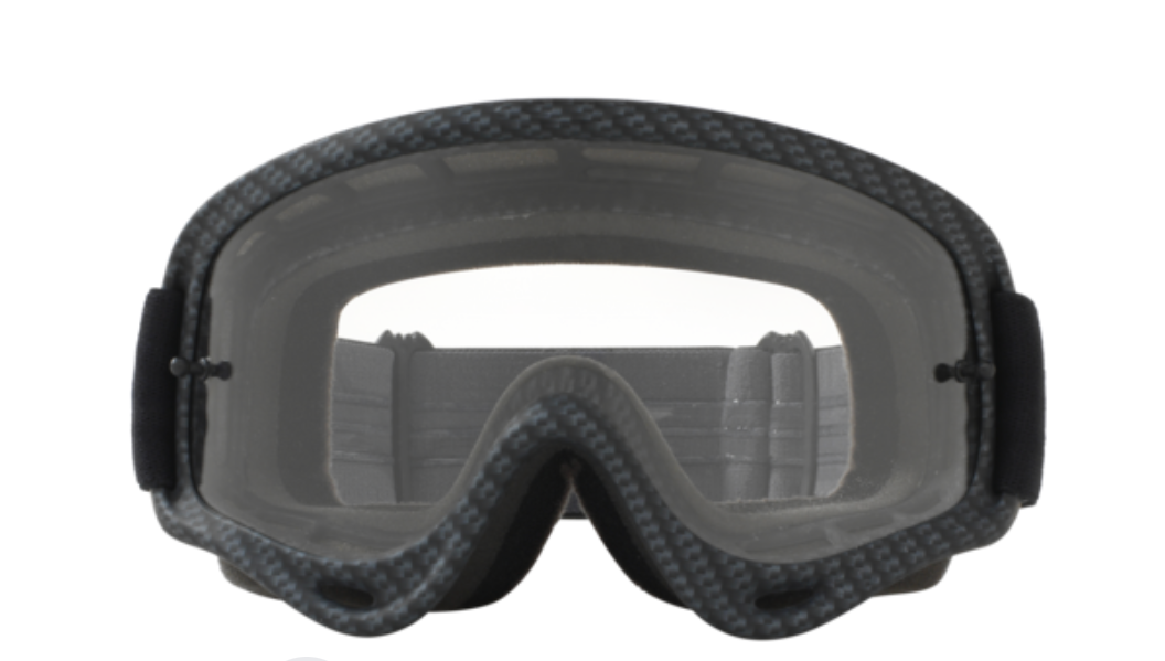 Oakley O Frame MX Goggles- Matte Carbon Fiber clear lens - biket.co.za