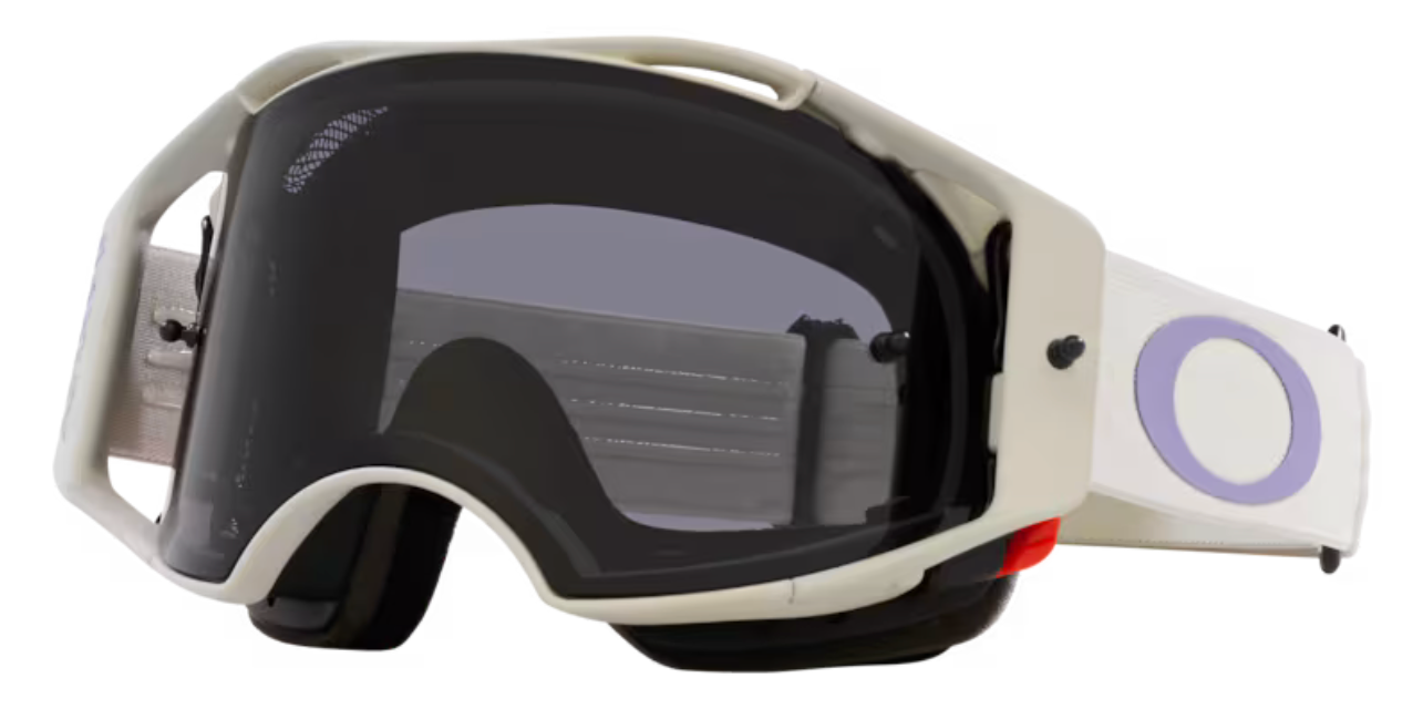 Oakley Airbrake MTB Goggles- Cool Grey Dark Grey Lens - biket.co.za