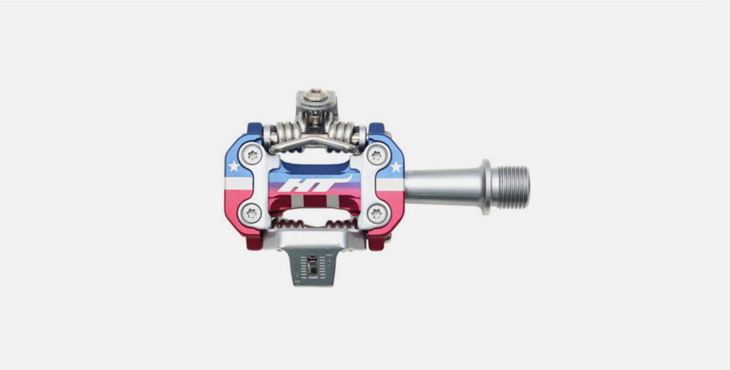 HT Pedals M2- USA Flag - biket.co.za