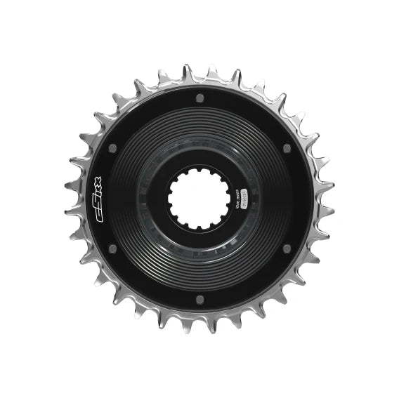 cSixx- E-Ring - Yamaha Square taper 36t Aluminium- Black - biket.co.za
