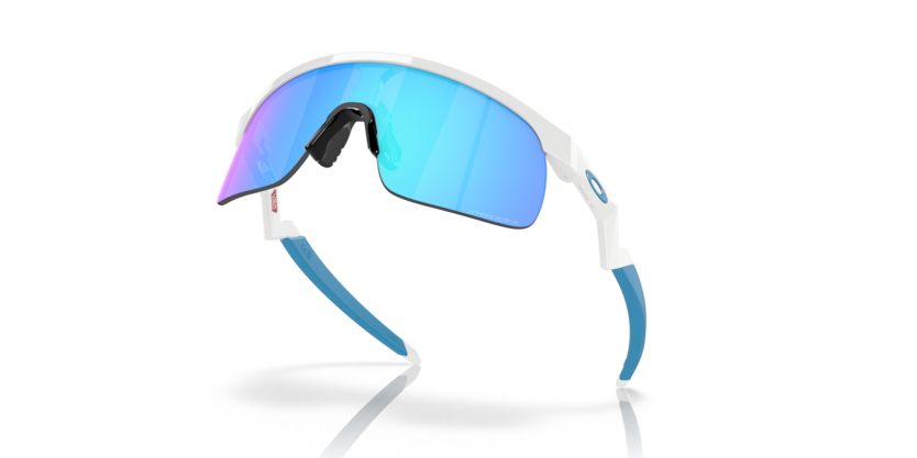 Oakley Resistor Youth - Polished White  Prizm Sapphire - biket.co.za