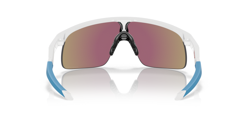 Oakley Resistor Youth - Polished White  Prizm Sapphire - biket.co.za