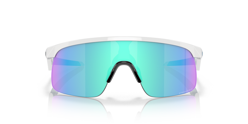 Oakley Resistor Youth - Polished White  Prizm Sapphire - biket.co.za