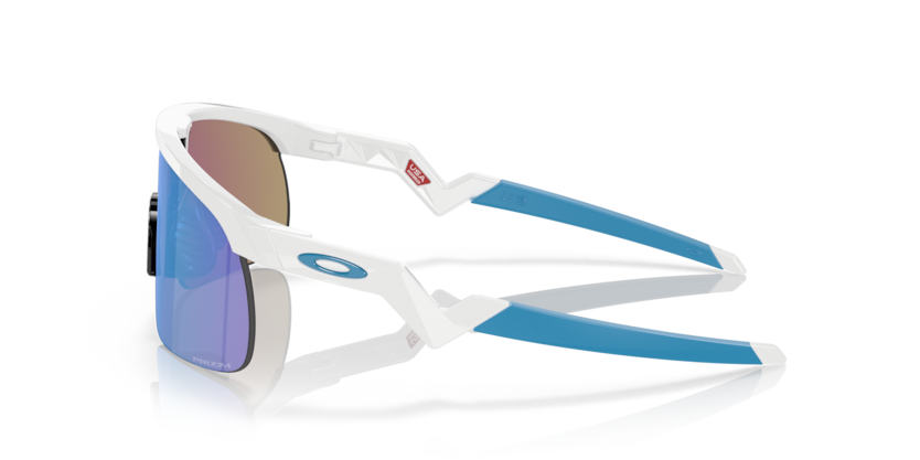 Oakley Resistor Youth - Polished White  Prizm Sapphire - biket.co.za