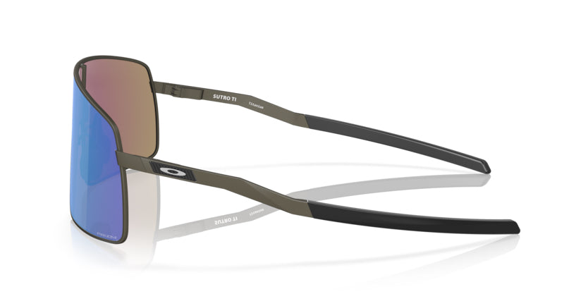 Oakley Sutro TI Satin Lead- Prizm Sapphire - biket.co.za