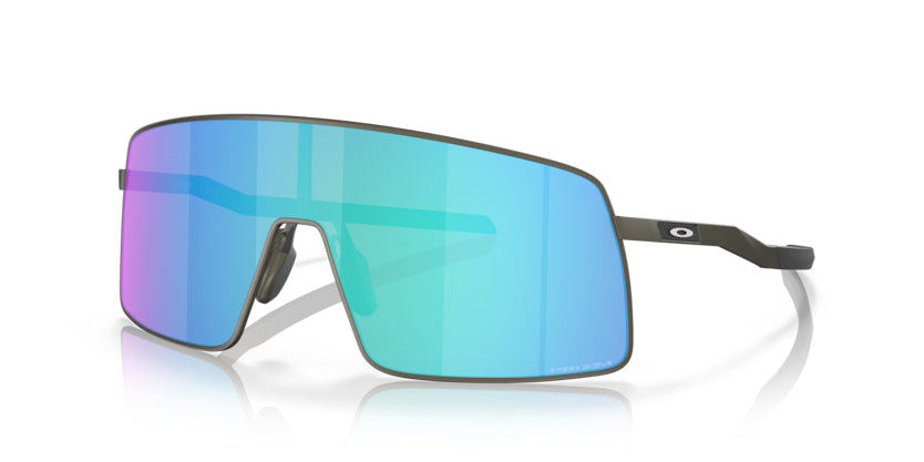Oakley Sutro TI Satin Lead- Prizm Sapphire - biket.co.za