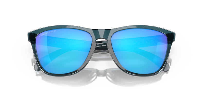 Oakley Frogskins - Crystal Black Prizm Sapphire Polarized - biket.co.za