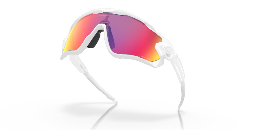 Oakley Jawbreaker - Prizm Road Lenses Polished White Frame - biket.co.za