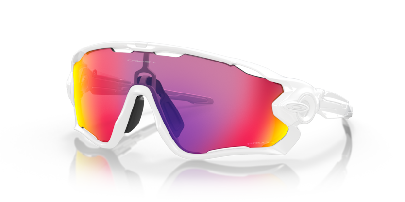 Oakley Jawbreaker - Prizm Road Lenses Polished White Frame - biket.co.za