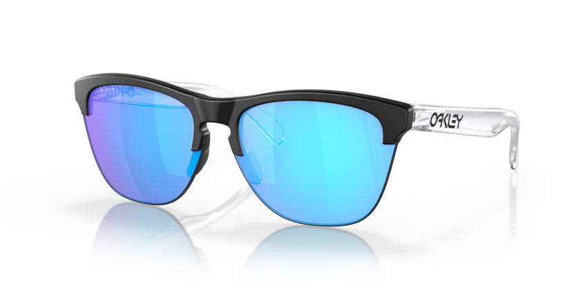Oakley Frogskins Lite- Matte Black/Clear Prizm Sapphire - biket.co.za