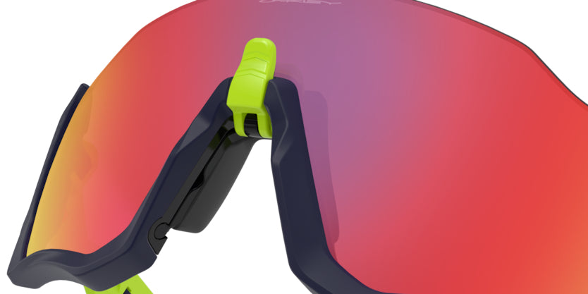 Oakley Flight Jacket - Matte Navy/ Retina Burn Prizm Trail Torch - biket.co.za