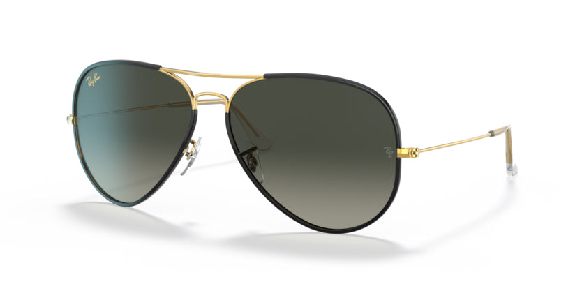 Ray-Ban Aviator full colour- Black on Legend Gold - biket.co.za