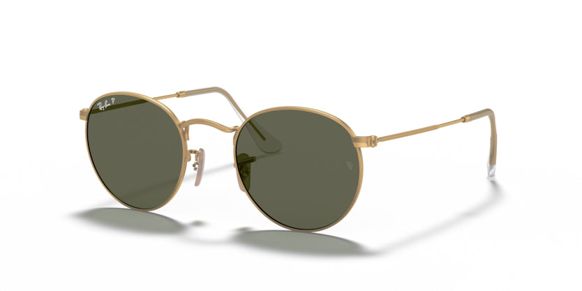 Ray-Ban Round Metal- Gold Polarized - biket.co.za
