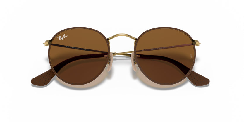 Ray-Ban Round Craft- Leather Brown - biket.co.za