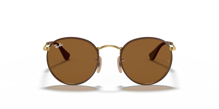 Ray-Ban Round Craft- Leather Brown - biket.co.za