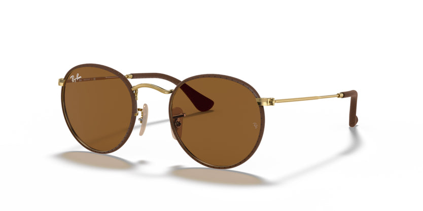 Ray-Ban Round Craft- Leather Brown - biket.co.za