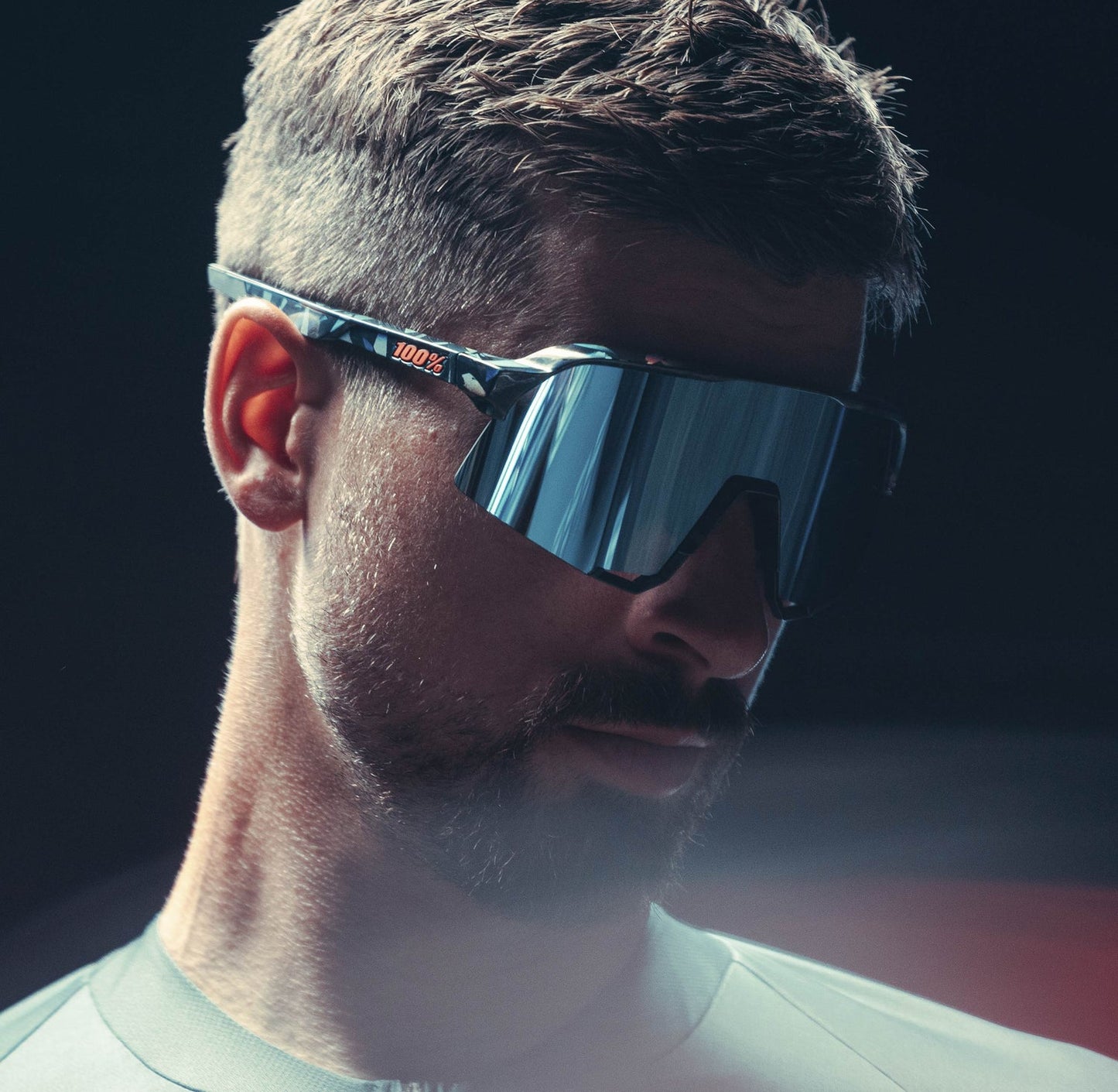 100 % S3™ Black Holographic HiPER® Blue Multilayer Mirror Lens - biket.co.za