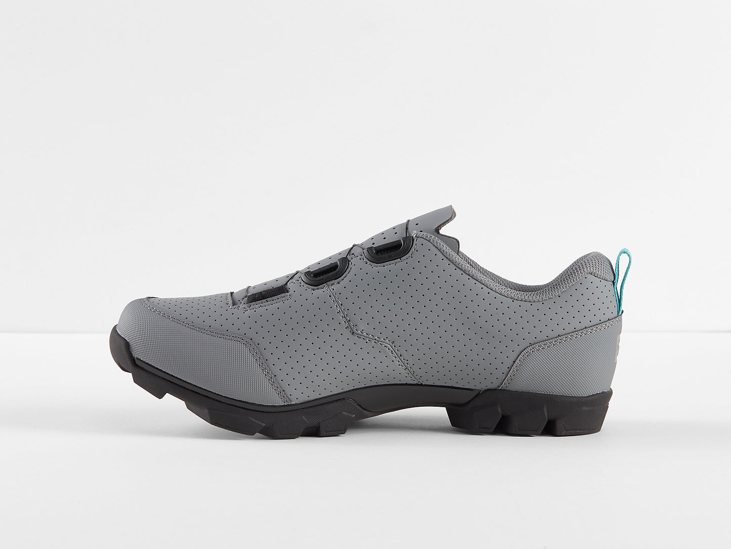 Bontrager Evoke Mountain Bike Shoes - Quicksilver/Miami Green - biket.co.za