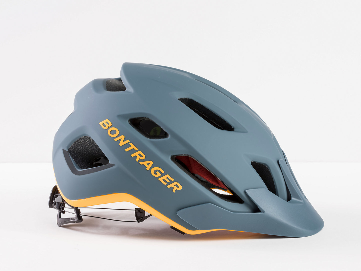 Bontrager Quantum MIPS Bike Helmet - Battleship Blue/Marigold - biket.co.za