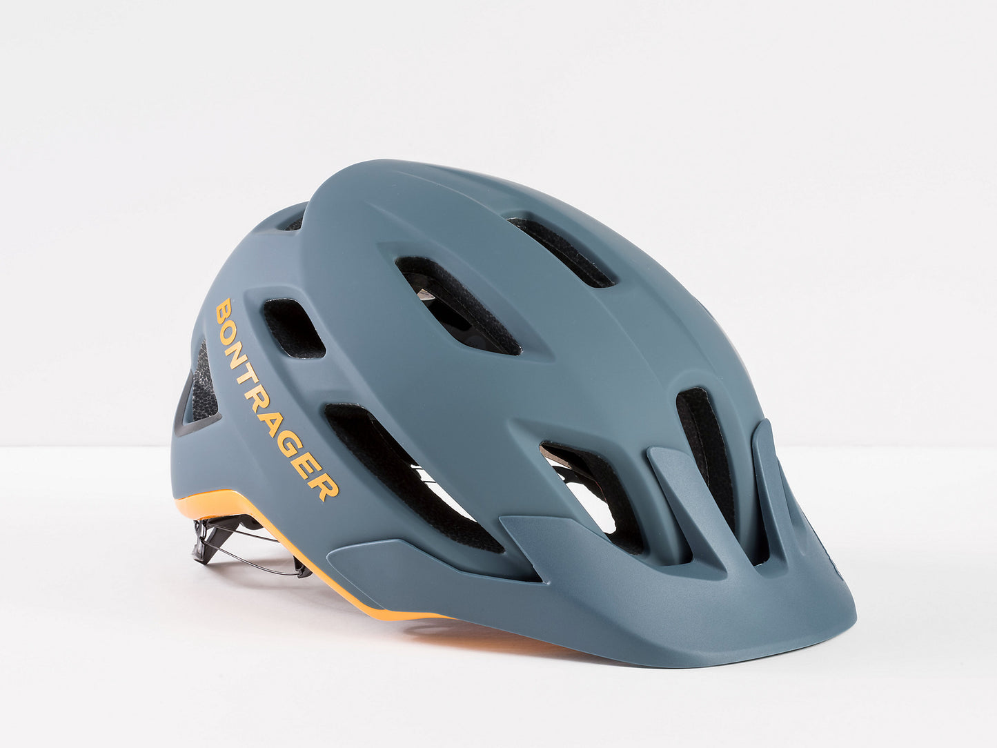 Bontrager Quantum MIPS Bike Helmet - Battleship Blue/Marigold - biket.co.za