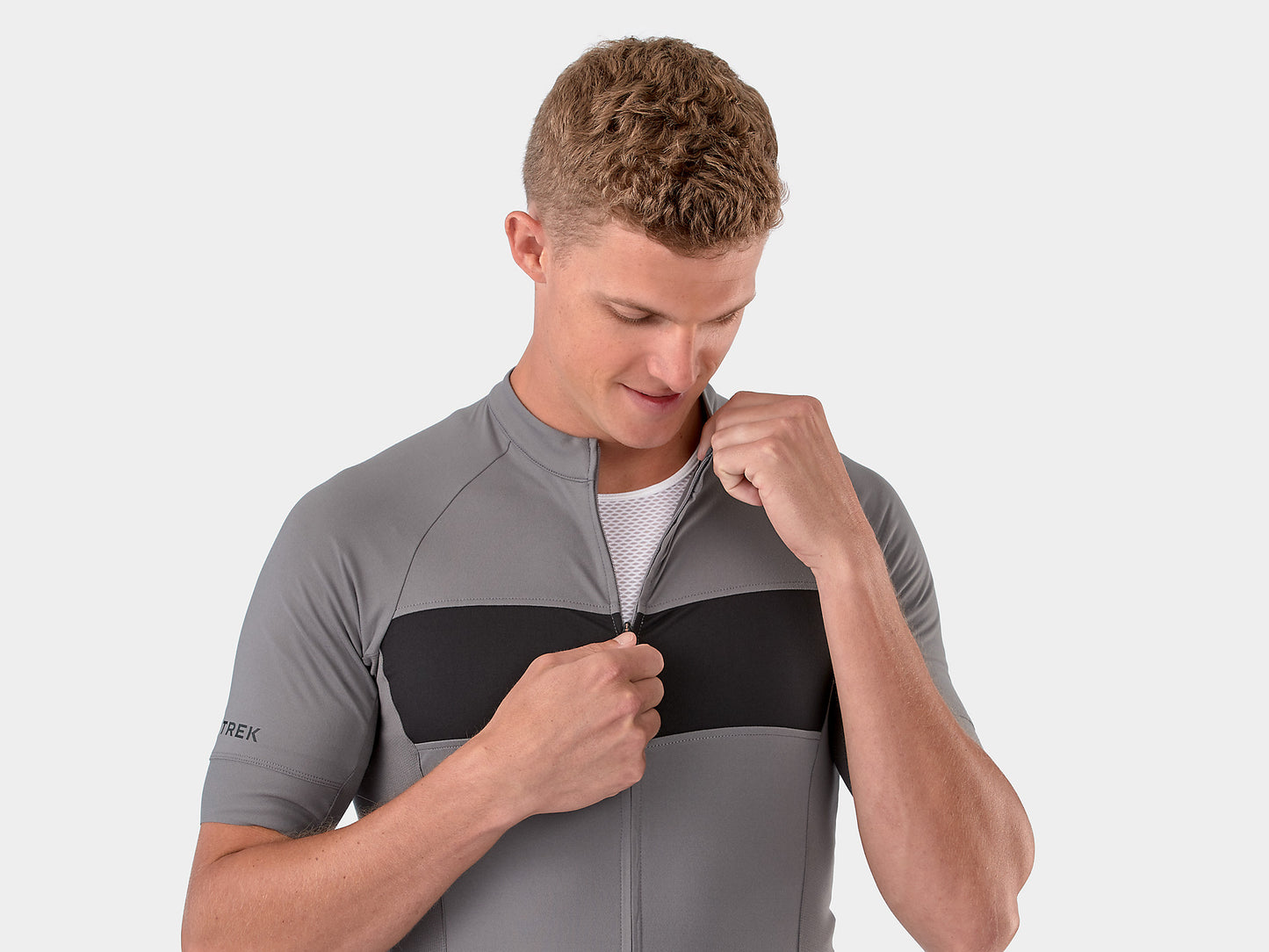 Trek Circuit LTD Cycling Jersey- Charcoal/ Black - biket.co.za