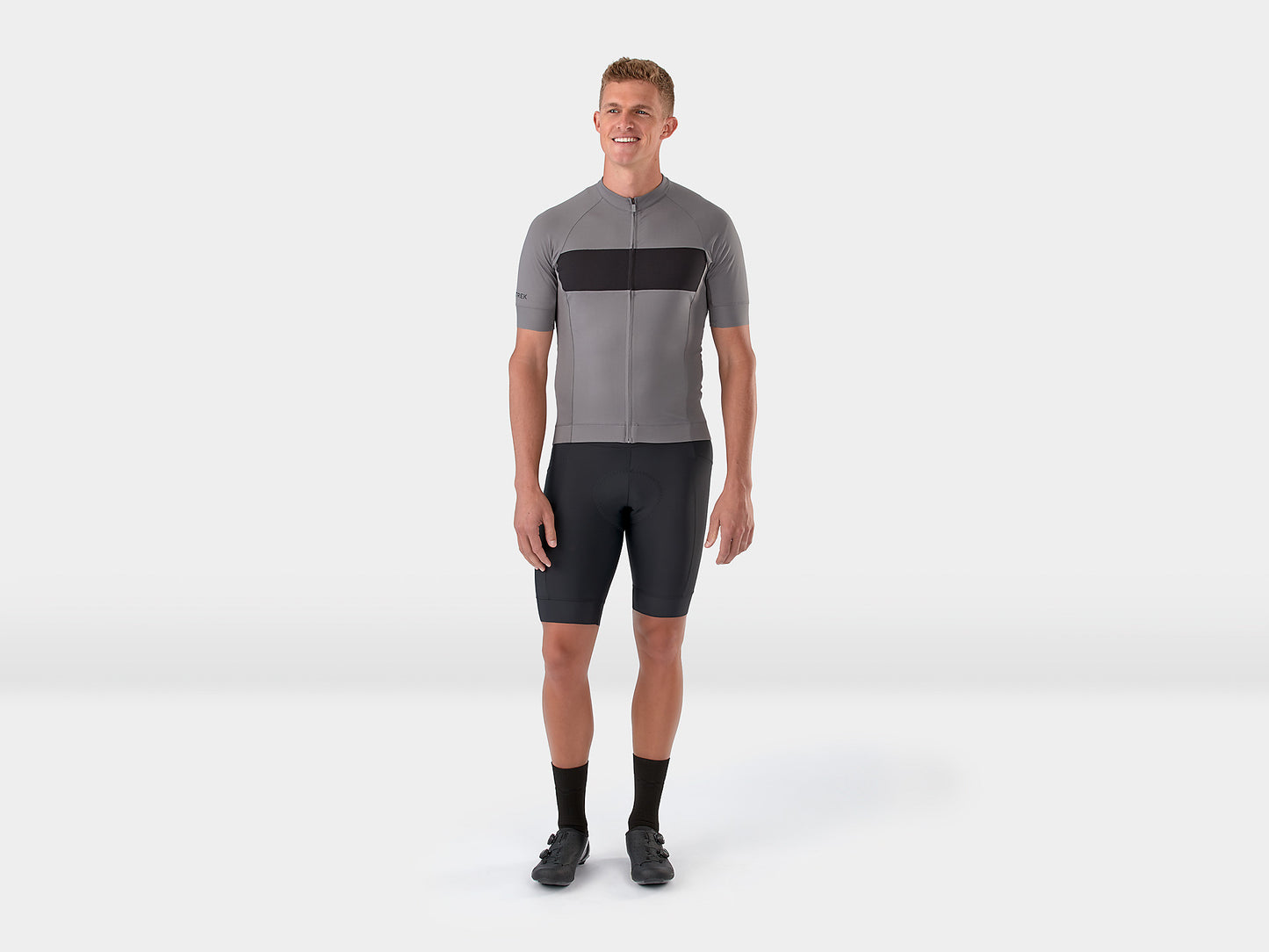 Trek Circuit LTD Cycling Jersey- Charcoal/ Black - biket.co.za
