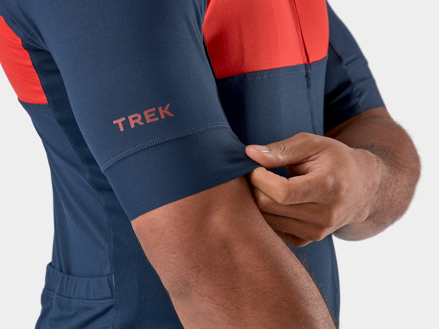 Trek Circuit LTD Cycling Jersey- Deep dark blue/ Viper Red - biket.co.za
