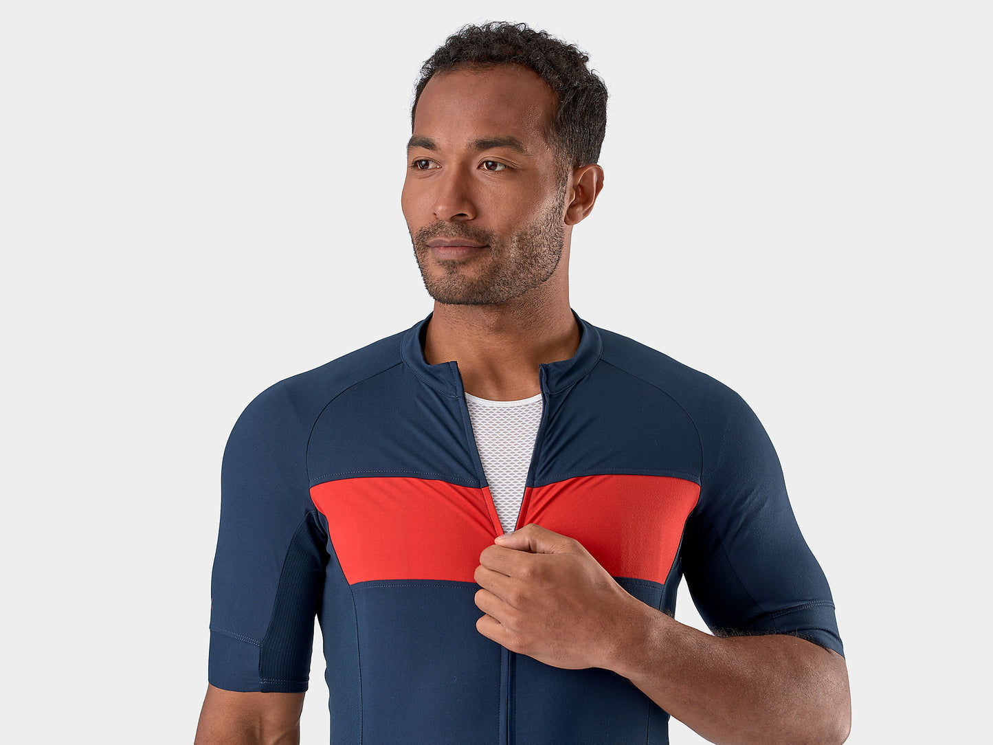 Trek Circuit LTD Cycling Jersey- Deep dark blue/ Viper Red - biket.co.za
