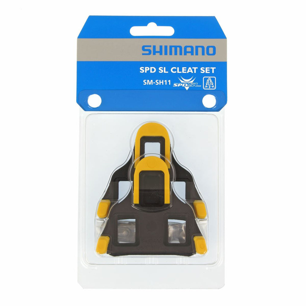 Shimano SMSH11 CLEAT 6° FLOAT YELLOW - biket.co.za