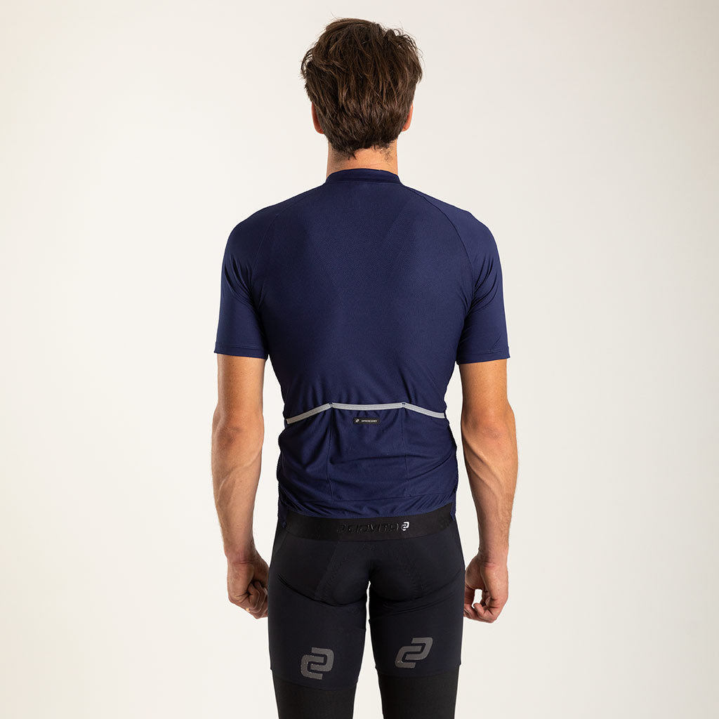 Ciovita Men's Nucleo Sport Fit Jersey - Navy - biket.co.za