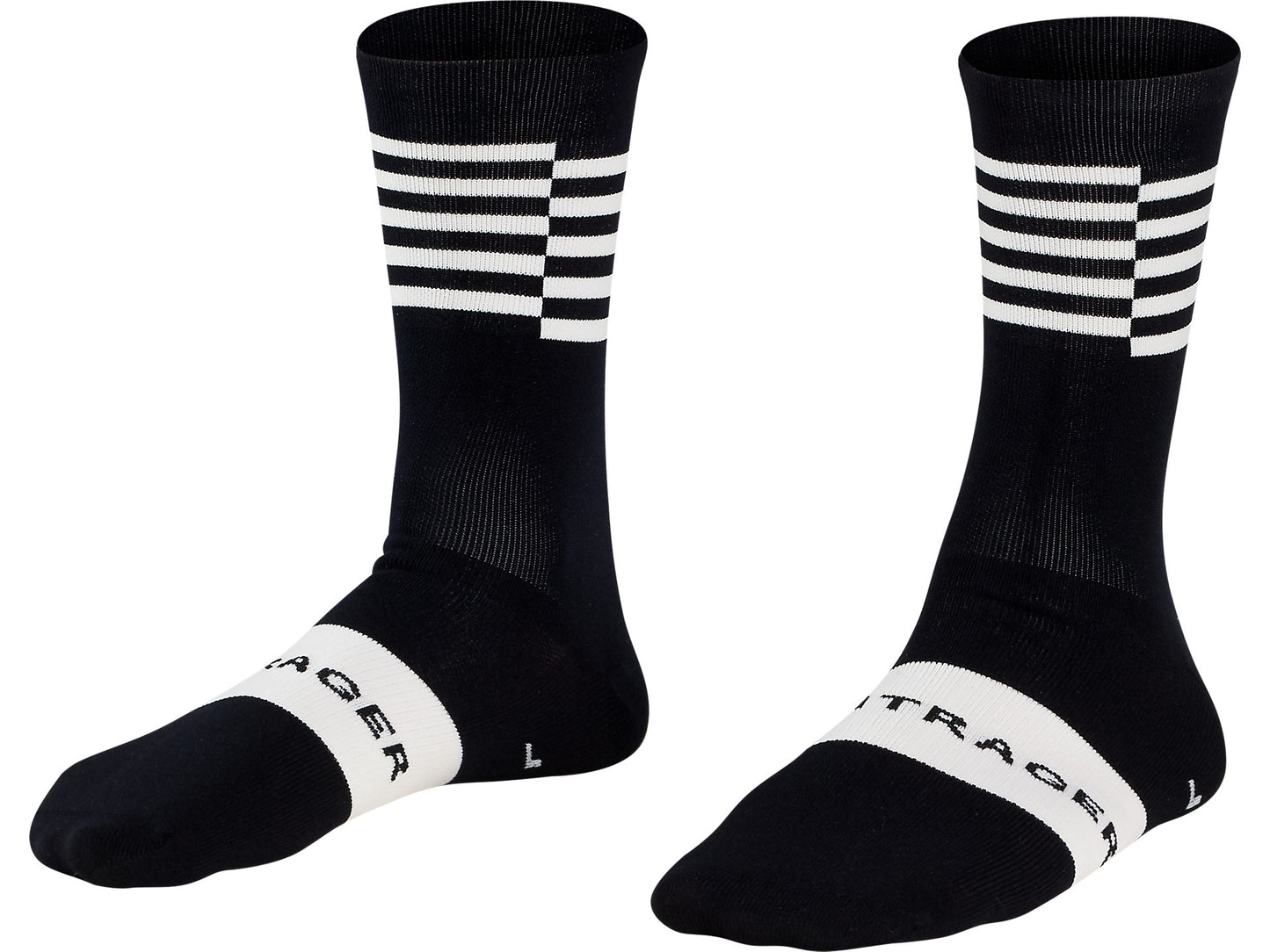 Bontrager Race Crew Cycling Socks - Black/White - biket.co.za