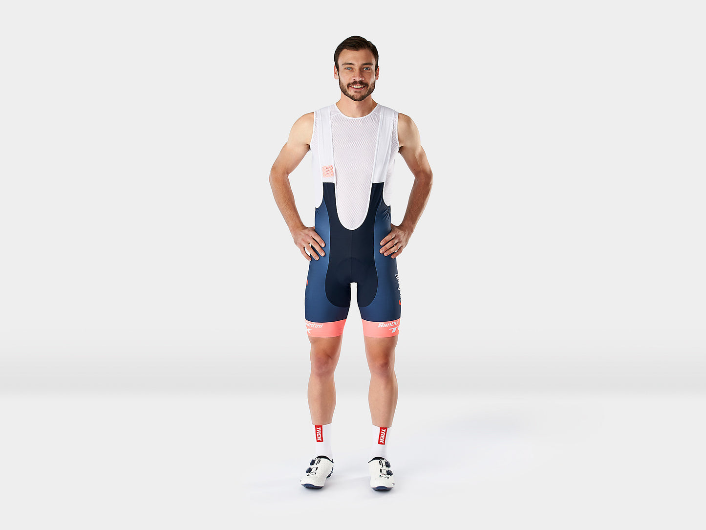 Santini Trek-Segafredo Men's Team Replica Bib Shorts - biket.co.za